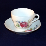 Maria Theresia Bunte Blume Kaffeetasse mit Untertasse ohne Spiegel sehr gut