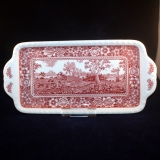 Rusticana red Cake/Sandwich Plate 32 x 15,5 cm used