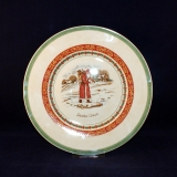 Festive Memories Dessert/Salad Plate Motive Santa Claus 22 cm as good as new