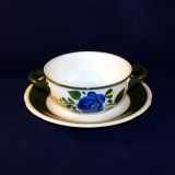 Bauernblume Soup Cup/Bowl with Saucer used