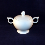 Ballerine white Sugar Bowl with Lid as good as new